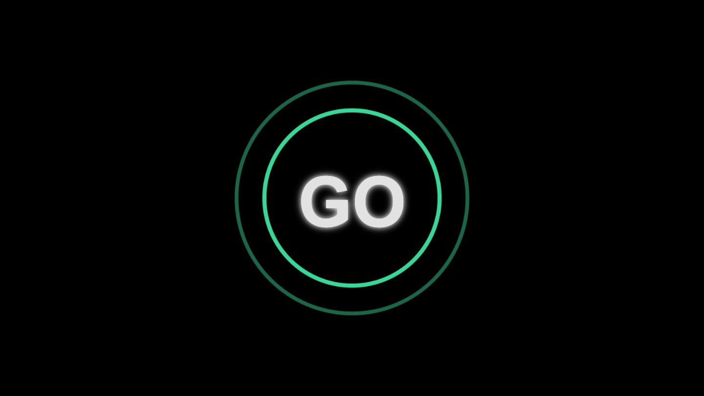 Animated countdown intro for a live stream