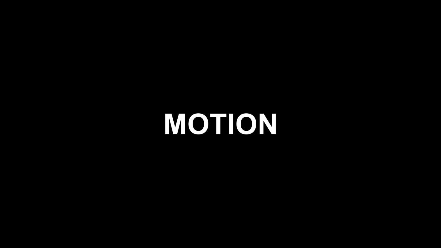 Kinetic typography animation with words staggering onto the screen