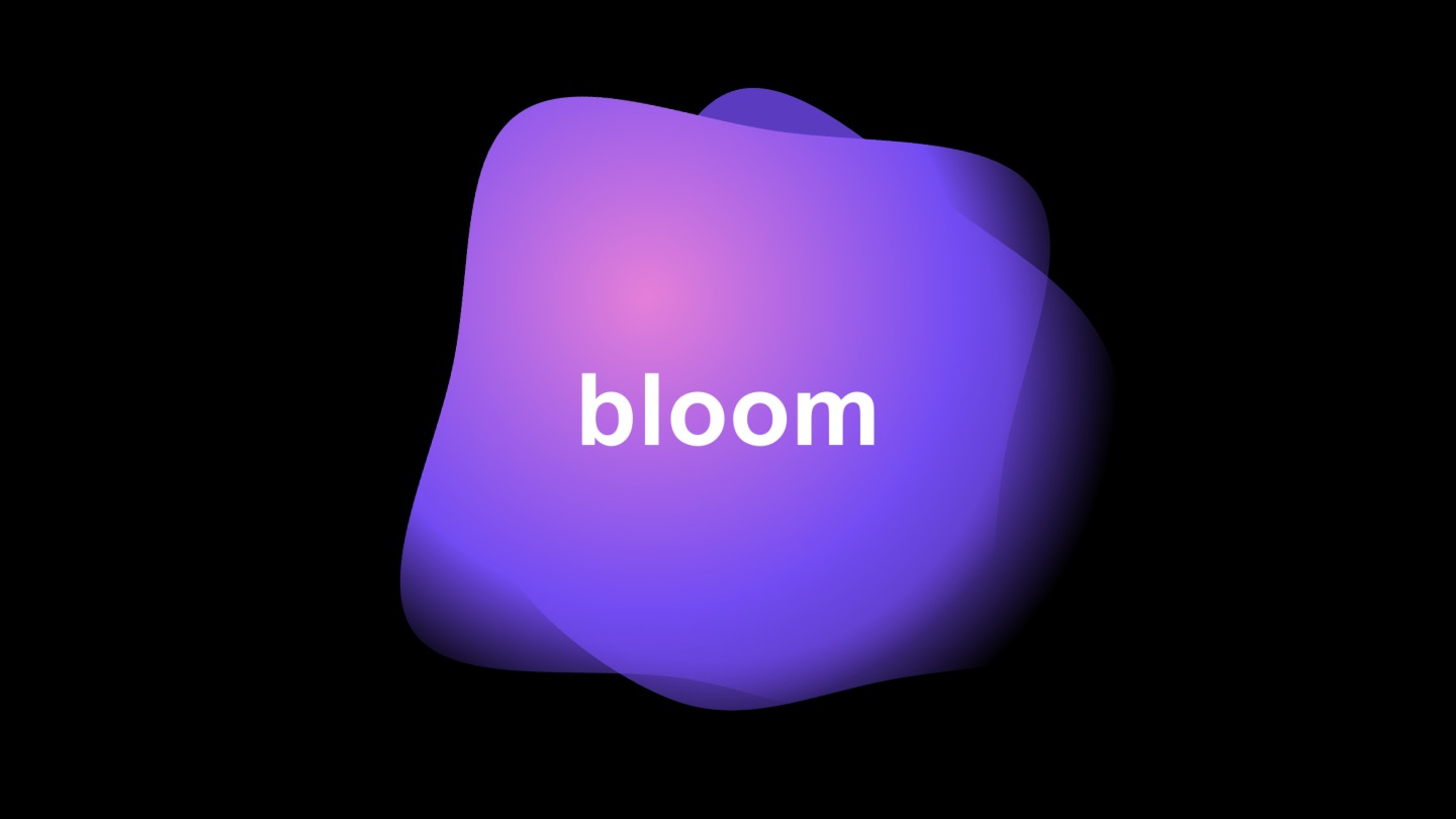 An SVG logo animated as editable vectors in voicedraw