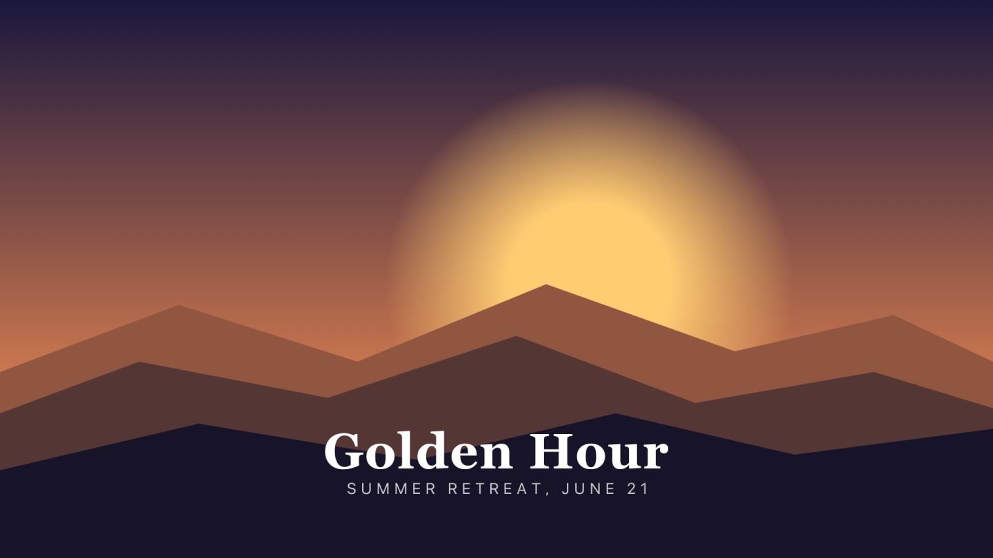 Sunrise scene background